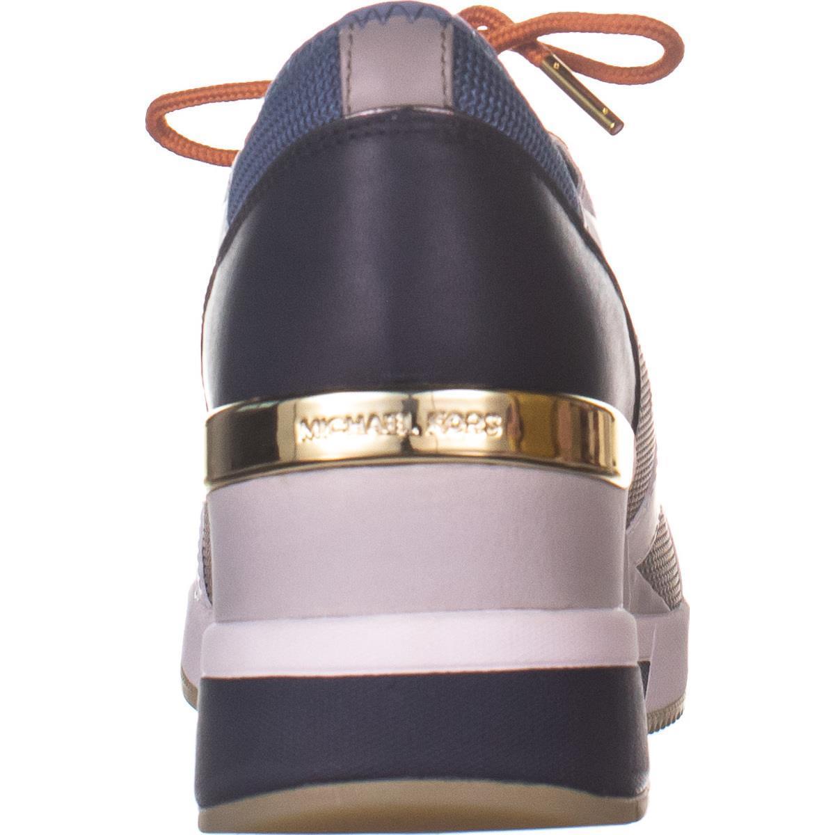 MICHAEL Michael Kors Liv Trainer Wedge Sneaker in Blue Lyst #33 MICHAEL Michael Kors Liv Trainer Wedge Sneaker in Blue Lyst